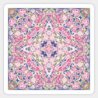 Arabic ornate square pattern Sticker